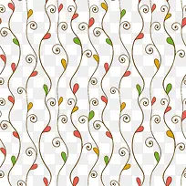 矢量小清新藤蔓背景素材-空若网 矢量小清新藤蔓背景素材-空若网