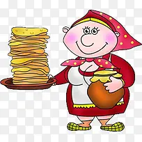 卡通大妈-空若网 卡通大妈-空若网