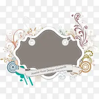 褐色花纹标牌-空若网 褐色花纹标牌-空若网