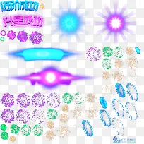 彩色炫光光效-空若网 彩色炫光光效-空若网