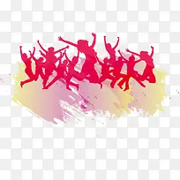 矢量动感舞蹈素材-空若网 矢量动感舞蹈素材-空若网