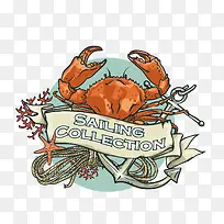 矢量螃蟹-空若网 矢量螃蟹-空若网