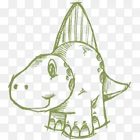 手绘恐龙-空若网 手绘恐龙-空若网