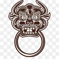 创意图案狮子头-空若网 创意图案狮子头-空若网