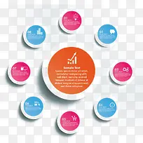 彩色圆圈排版设计-空若网 彩色圆圈排版设计-空若网