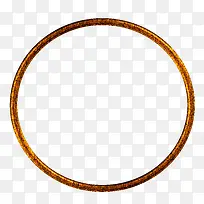 橙色金属圆环-空若网 橙色金属圆环-空若网