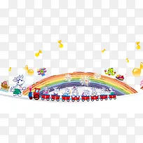 卡通彩虹 卡通奶牛-空若网 卡通彩虹 卡通奶牛-空若网