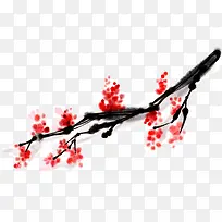 梅花元旦新年快乐祝福墙-空若网 梅花元旦新年快乐祝福墙-空若网