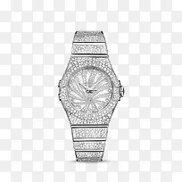 银色欧米茄表手表女表-空若网 银色欧米茄表手表女表-空若网