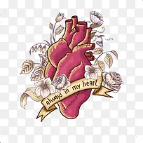 花卉心脏-空若网 花卉心脏-空若网