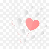 素雅纸爱心背景矢量素材-空若网 素雅纸爱心背景矢量素材-空若网