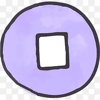 手绘圆形图标-空若网 手绘圆形图标-空若网