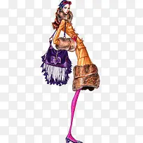 卡通时尚女孩-空若网 卡通时尚女孩-空若网