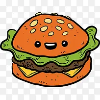 手绘卡通餐饮图标-空若网 手绘卡通餐饮图标-空若网