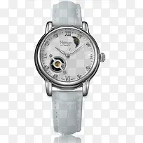 尼尚白色表盘白色真皮手表-空若网 尼尚白色表盘白色真皮手表-空若网