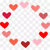 爱心脏夹艺术-圆圈-空若网 爱心脏夹艺术-圆圈-空若网