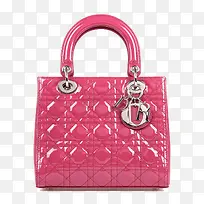 DIOR迪奥粉色菱格戴妃包-空若网 DIOR迪奥粉色菱格戴妃包-空若网