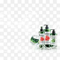 产品实物玫瑰橄榄油洗护套装-空若网 产品实物玫瑰橄榄油洗护套装-空若网