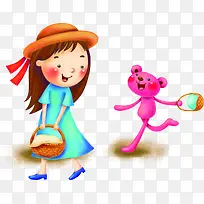 手绘儿童节创意展架-空若网 手绘儿童节创意展架-空若网