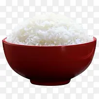 食物白色大米饭红色碗-空若网 食物白色大米饭红色碗-空若网