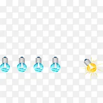 灯泡创意节能灯矢量图-空若网 灯泡创意节能灯矢量图-空若网