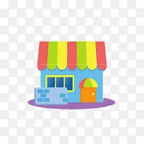 扁平化卡通房子-空若网 扁平化卡通房子-空若网