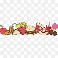 矢量手绘食物-空若网 矢量手绘食物-空若网