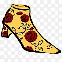 手绘靴子时尚素材-空若网 手绘靴子时尚素材-空若网