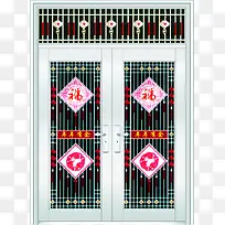 手绘白色卡通大门-空若网 手绘白色卡通大门-空若网