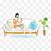 ÊÖ»æ²åͼºÈ¿§·ÈµÄÅ®º¢-¿ÕÈôÍø ÊÖ»æ²åͼºÈ¿§·ÈµÄÅ®º¢-¿ÕÈôÍø