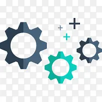 矢量PPT齿轮素材-空若网 矢量PPT齿轮素材-空若网