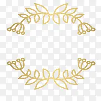 矢量橄榄叶边框图-空若网 矢量橄榄叶边框图-空若网