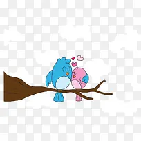 甜蜜的小鸟情侣-空若网 甜蜜的小鸟情侣-空若网