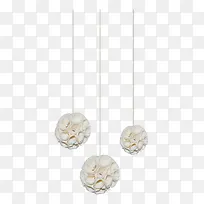 白色花朵吊坠-空若网 白色花朵吊坠-空若网