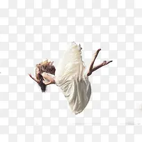 悬浮创意人物白纱-空若网 悬浮创意人物白纱-空若网