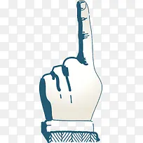 创意卡通矢量手指图-空若网 创意卡通矢量手指图-空若网