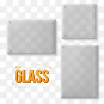 时尚透明玻璃展示框设计矢量图-空若网 时尚透明玻璃展示框设计矢量图-空若网