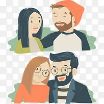 说笑的情侣-空若网 说笑的情侣-空若网