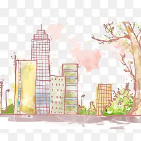 水彩风景-空若网 水彩风景-空若网