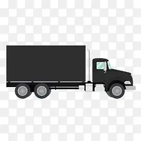 卡通手绘黑色卡车货车-空若网 卡通手绘黑色卡车货车-空若网