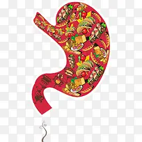 创意胃里的食物-空若网 创意胃里的食物-空若网