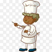 厨师卡通海报促销素材-空若网 厨师卡通海报促销素材-空若网