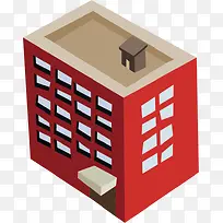 矢量现代建筑漂浮素材-空若网 矢量现代建筑漂浮素材-空若网