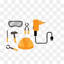 维修工具矢量图-空若网 维修工具矢量图-空若网