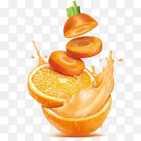 水果胡萝卜牛奶图案-空若网 水果胡萝卜牛奶图案-空若网