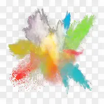 水粉水彩爆炸效果-空若网 水粉水彩爆炸效果-空若网