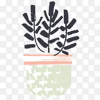 手绘盆栽花卉-空若网 手绘盆栽花卉-空若网