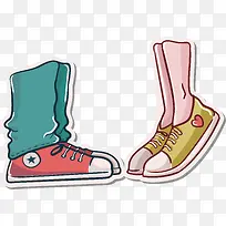 浪漫情侣球鞋-空若网 浪漫情侣球鞋-空若网