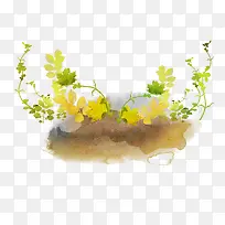 水彩树枝-空若网 水彩树枝-空若网