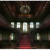 手绘宫廷室内插画-空若网 手绘宫廷室内插画-空若网